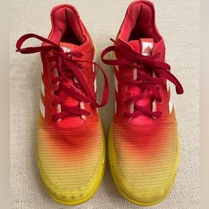 Adidas Crazyflight Volleyball Shoes H04940 Women’s US 9.5 Yellow Red